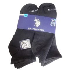 Mens Socks Crew 20pk 6-12 Black-wholesale