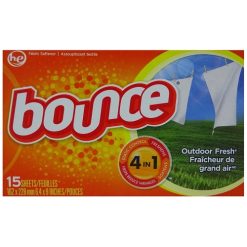 Bounce Dryer Sheets 15ct 4 In 1 Outdoor-wholesale