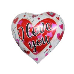 Balloons Foil 18in I LOVE YOU-wholesale