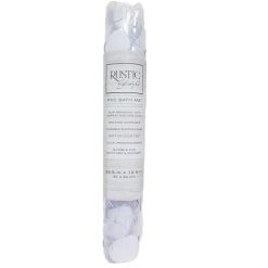 Bath Mat PVC 26.5X13.5in Clear & White-wholesale