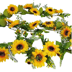 Sunflower Garland 40in-wholesale