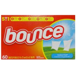 Bounce Dryer Sheets 60ct Outdoor Fresh-wholesale