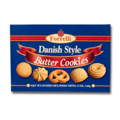 Forrelli Danish Style Butter Cookies 5oz-wholesale