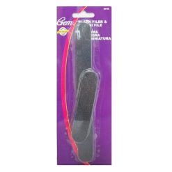 Nail File 2pk 3½in & 7in Black-wholesale