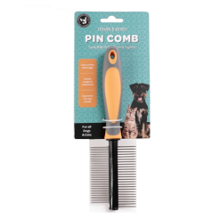 Pet Pin Comb Double Sided 8in-wholesale