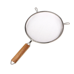 Strainer Wood Handle 7in Stainless Steel-wholesale