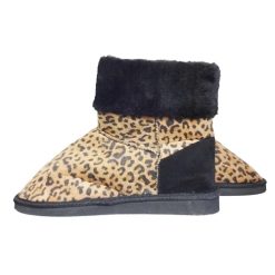 Ladies Winter Boots Leopard Asst Size-wholesale