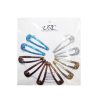 Hair Metal Snaps 10pk Glitter Asst Clrs-wholesale Hair Metal Snaps 10pk Glitter Asst Clrs-wholesale