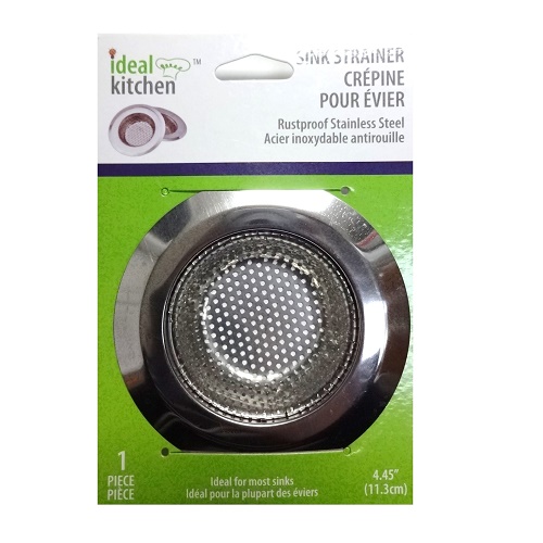 Ideal Sink Strainer Stainless Steel  4in-wholesale