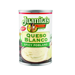 Juanitas Spicy Poblano Queso Blanco 15oz-wholesale