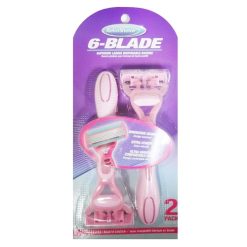 ReliaShave Razor 2pk 6-Blade-wholesale