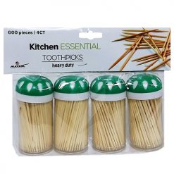 Toothpicks 4pk 600ct Wooden