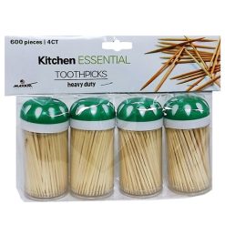 Toothpicks Wooden 4pk 600ct-wholesale