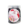 Hair Elastic Ties 50pc In Jar Black-wholesale Hair Elastic Ties 50pc In Jar Black-wholesale