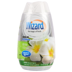 Wizard Air Fresh Solid 7.8oz Wht Floral-wholesale