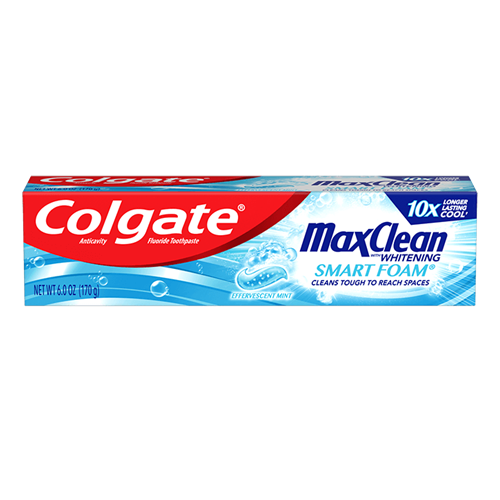 Colgate Max CLean 6oz Smart Foam-wholesale