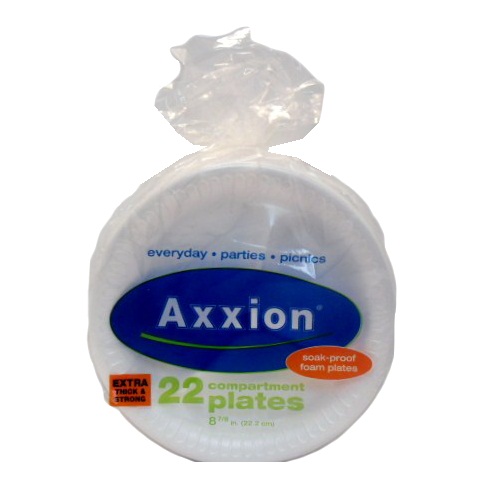 Axxion Plates 22ct 8 7-8ths Compartment-wholesale