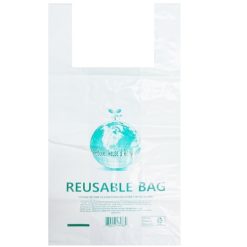 T-Shirt Bags 200ct Reusable White-wholesale