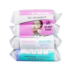 Make-Up Cleansing Wipes 120ct 4 Asst-wholesale