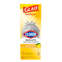 Glad Tall Kitchen Bags 5ct 13 Gl Lemon-wholesale